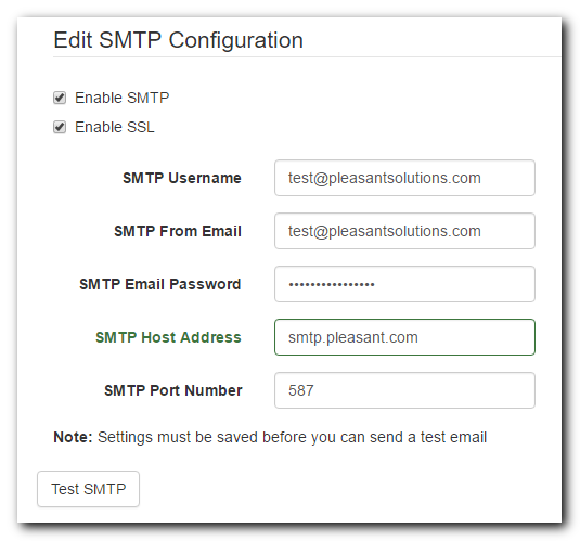 Password Server Email Setup 2